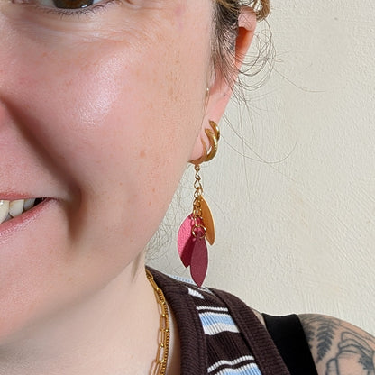 Create your own mini tassel earrings