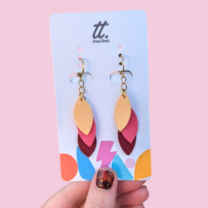 Create your own mini tassel earrings