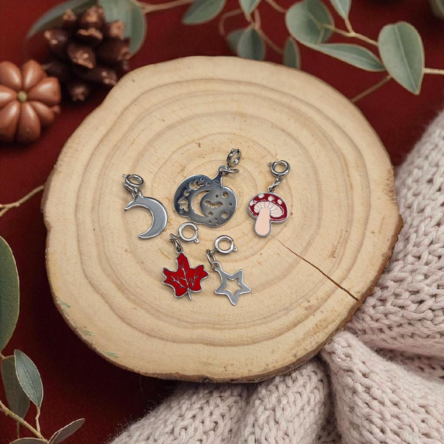 Autumn charm set - no chain
