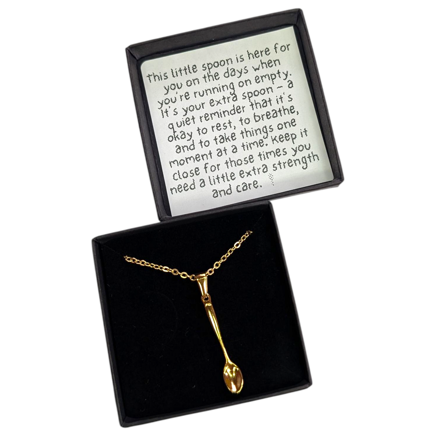 Extra spoon spoonie necklace