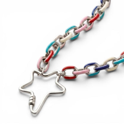 a chain with a star charm