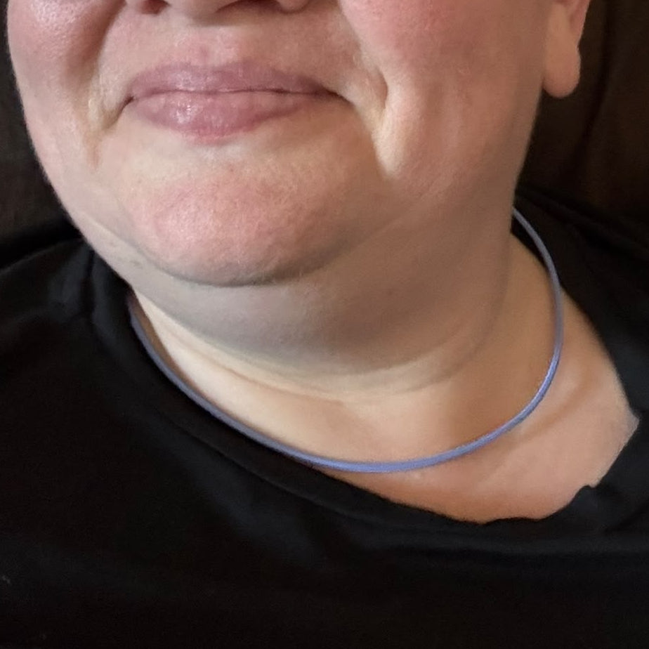 a close up of a woman's face