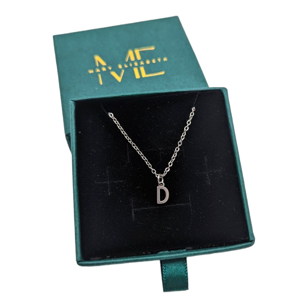 Silver initial letter charm - Trend Tonic
