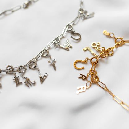 Silver paperclip chain necklace - Trend Tonic