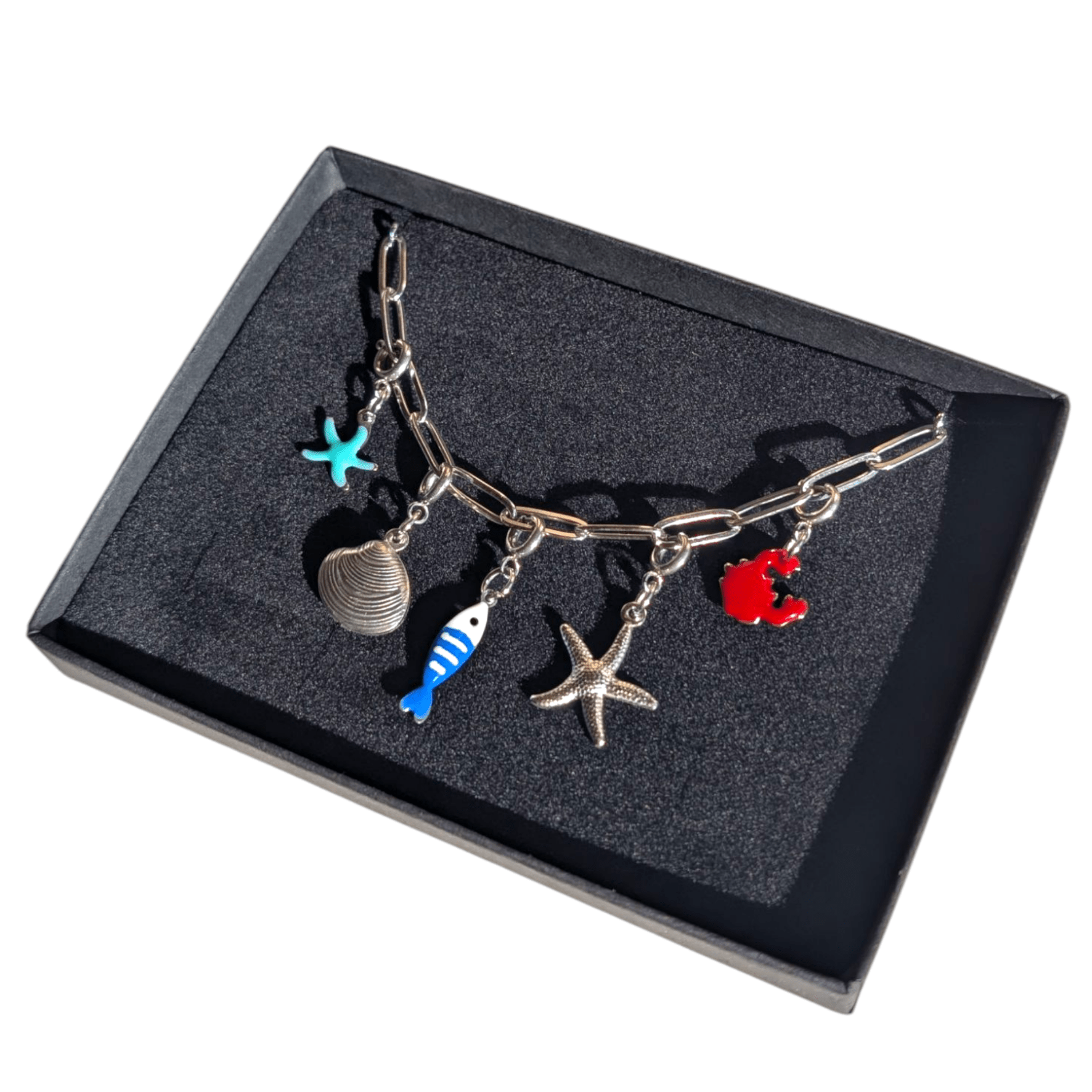 Silver sea charm necklace - Trend Tonic