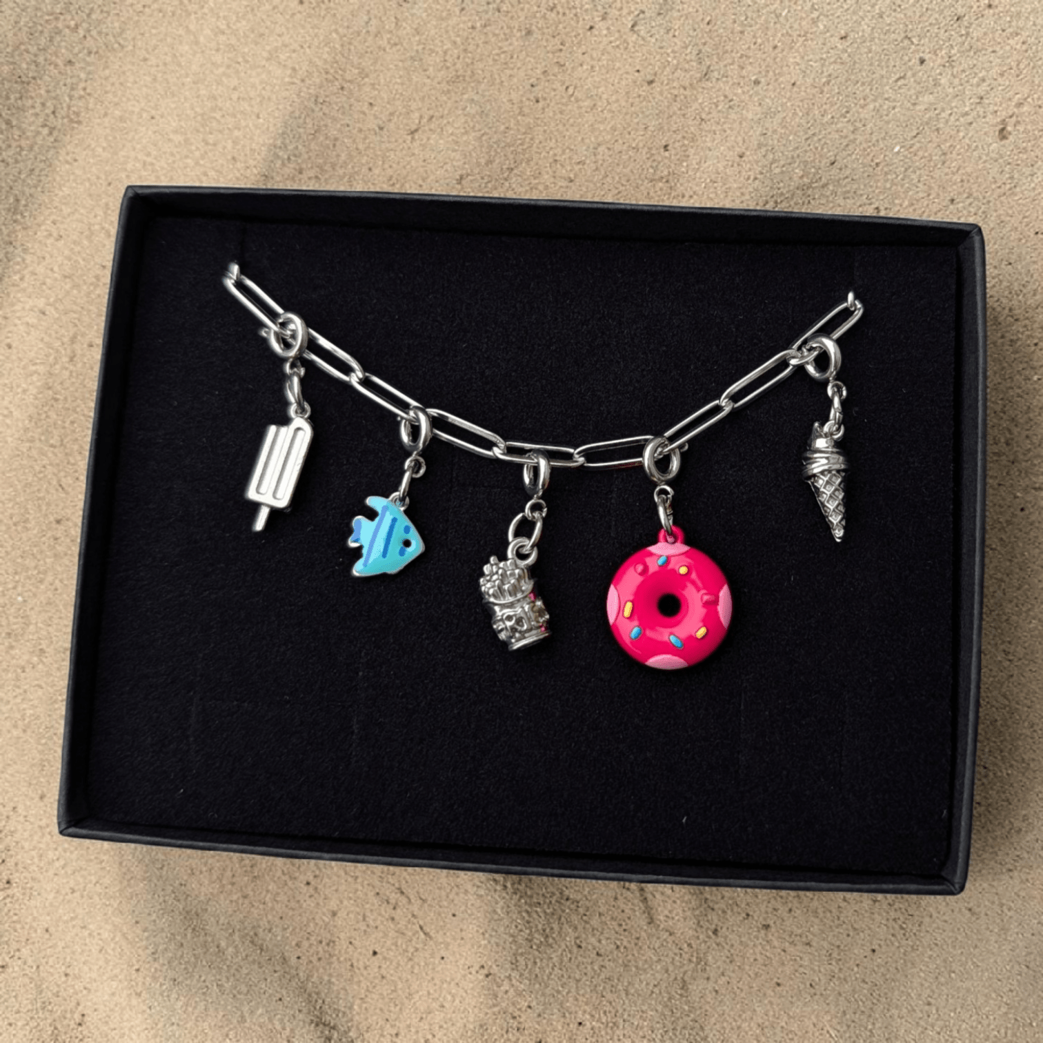 Silver seaside charm necklace - Trend Tonic