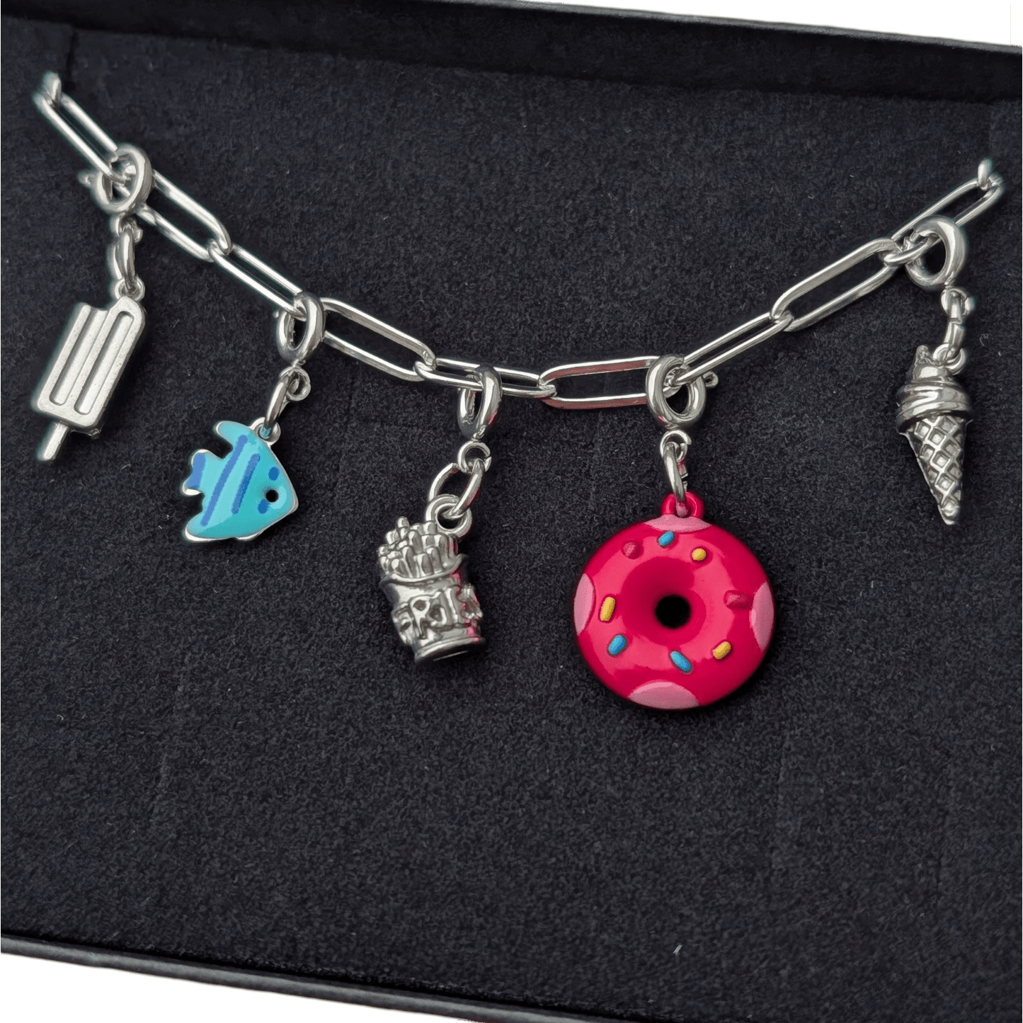 Silver seaside charm necklace - Trend Tonic