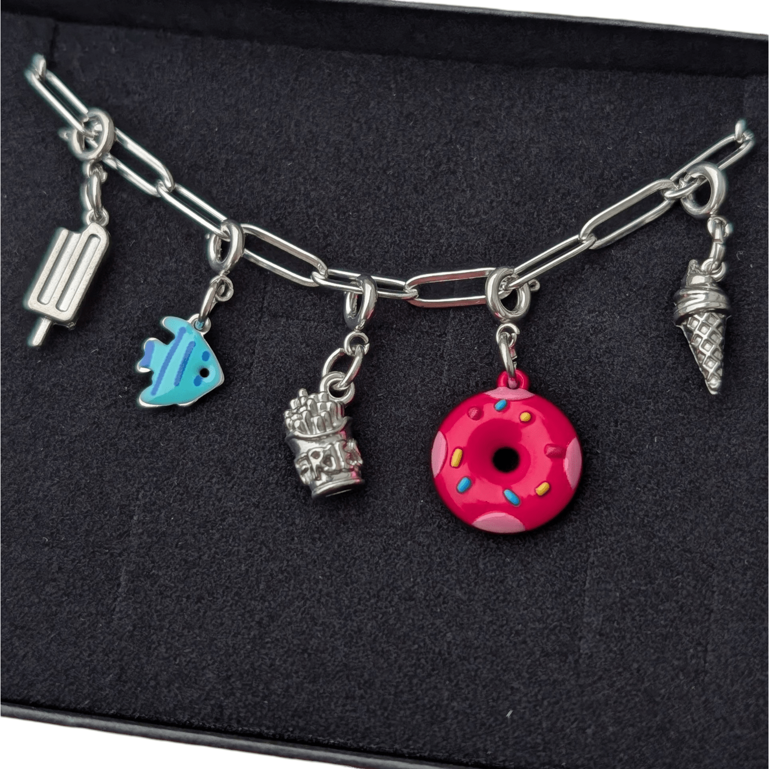 Silver seaside charm necklace - Trend Tonic