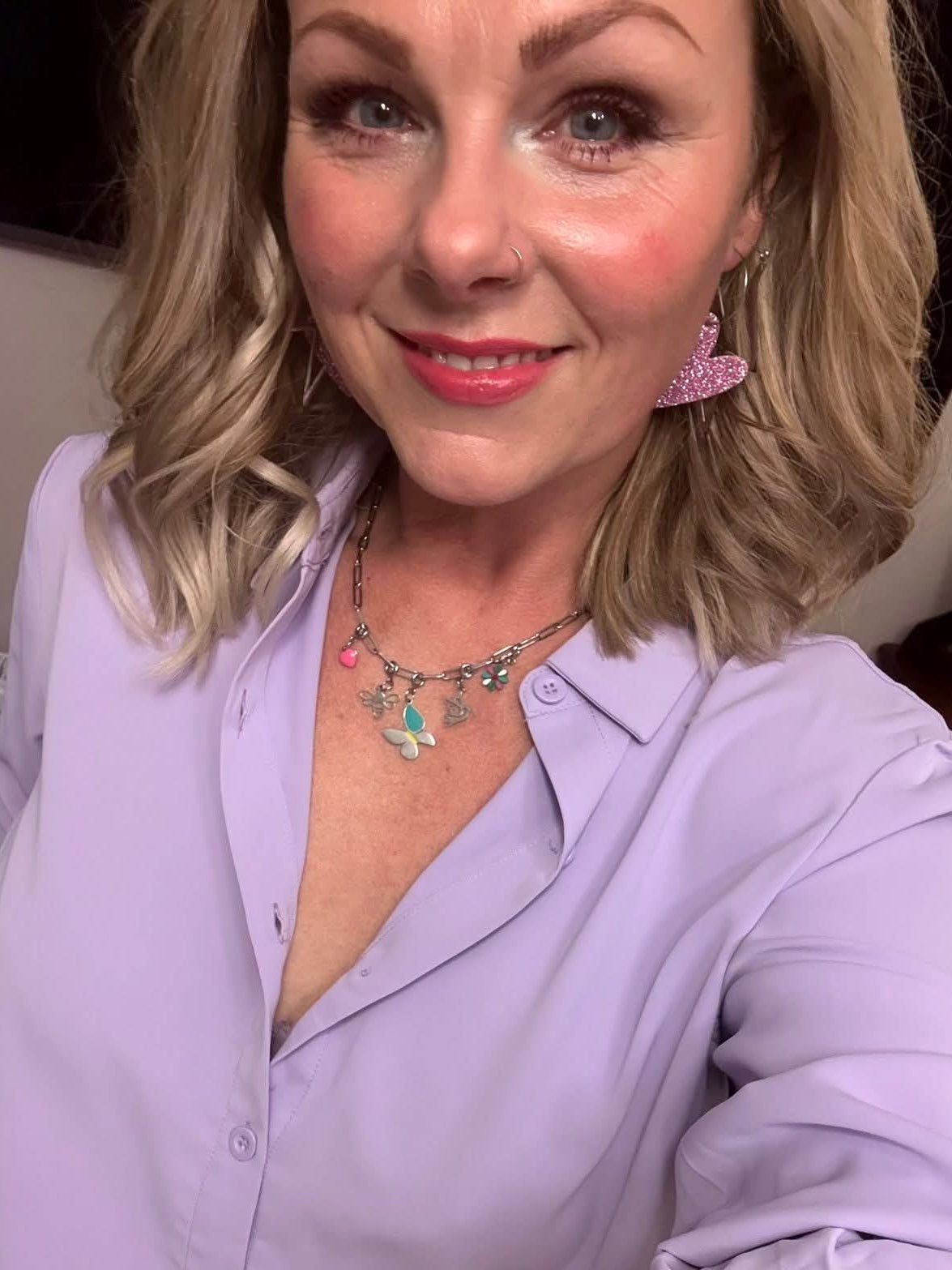 Silver spring charm necklace - Trend Tonic