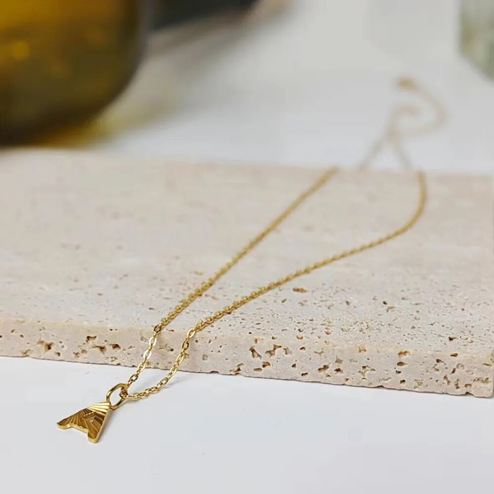 Silver sunbeam initial charm - Trend Tonic