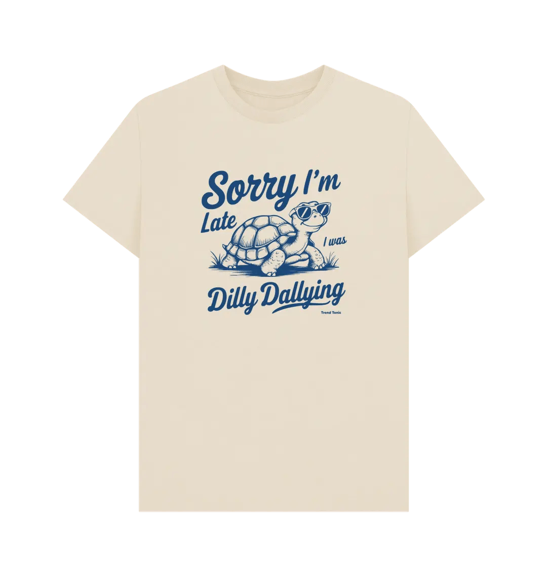 Sorry I'm late crew neck t-shirt - Trend Tonic