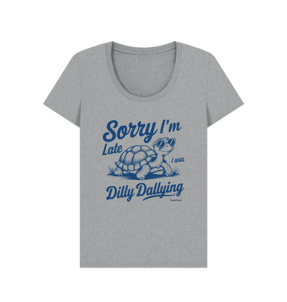Sorry I'm late scoop neck t-shirt - Trend Tonic