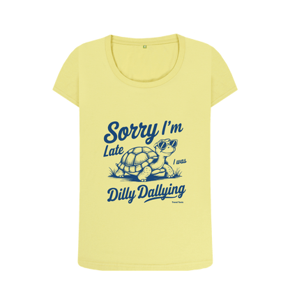 Sorry I'm late scoop neck t-shirt - Trend Tonic