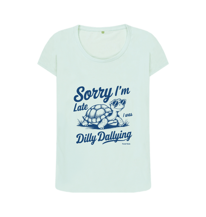 Sorry I'm late scoop neck t-shirt - Trend Tonic