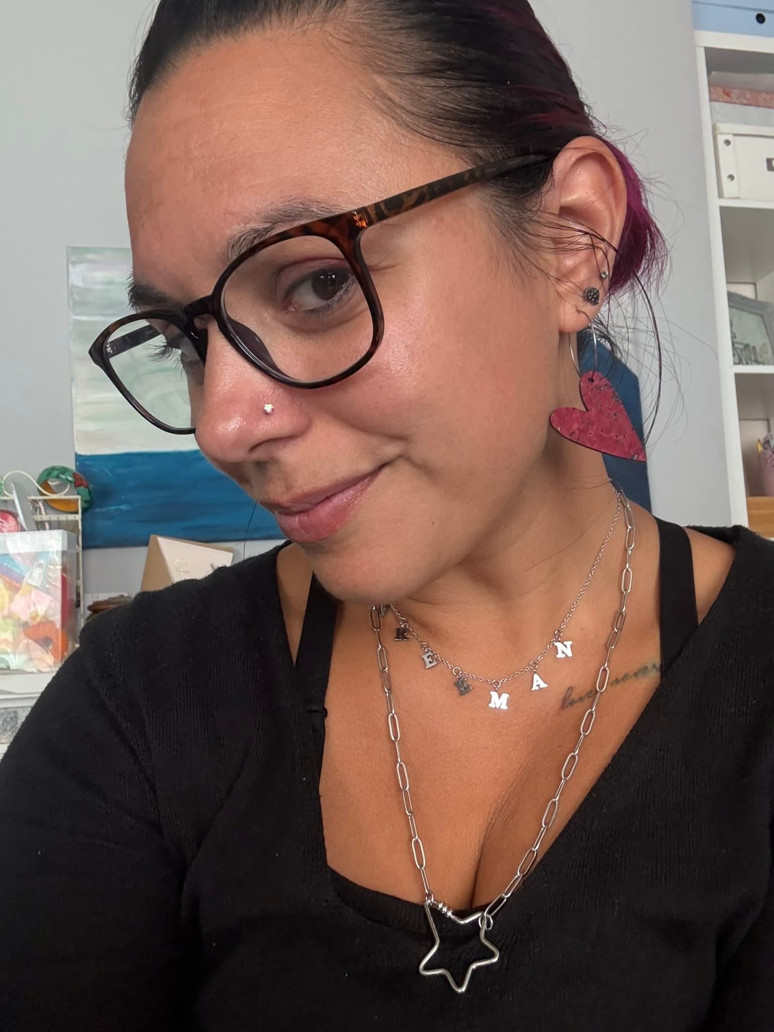 Star carabiner charm collector necklace - Trend Tonic