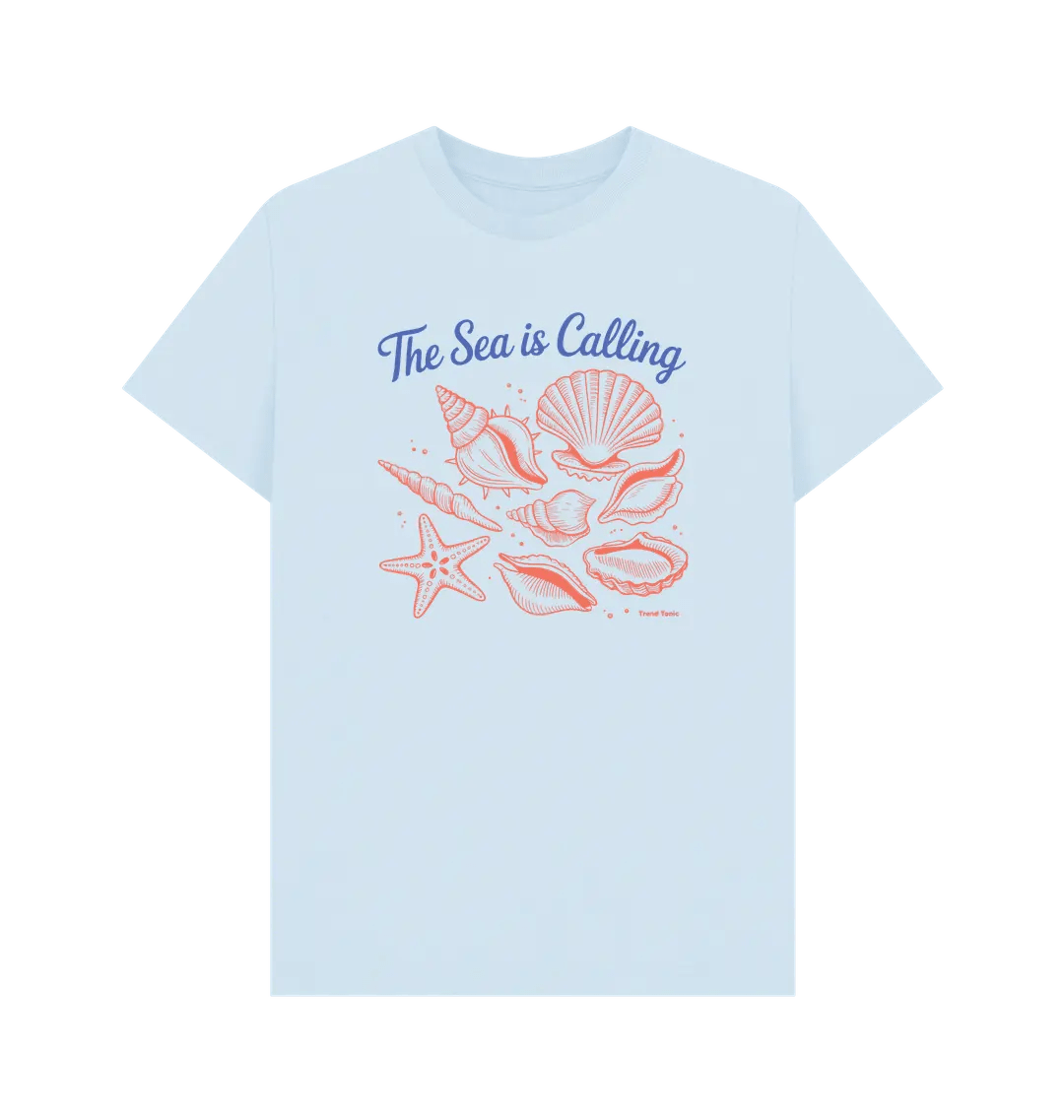 The sea is calling crew neck t-shirt - Trend Tonic