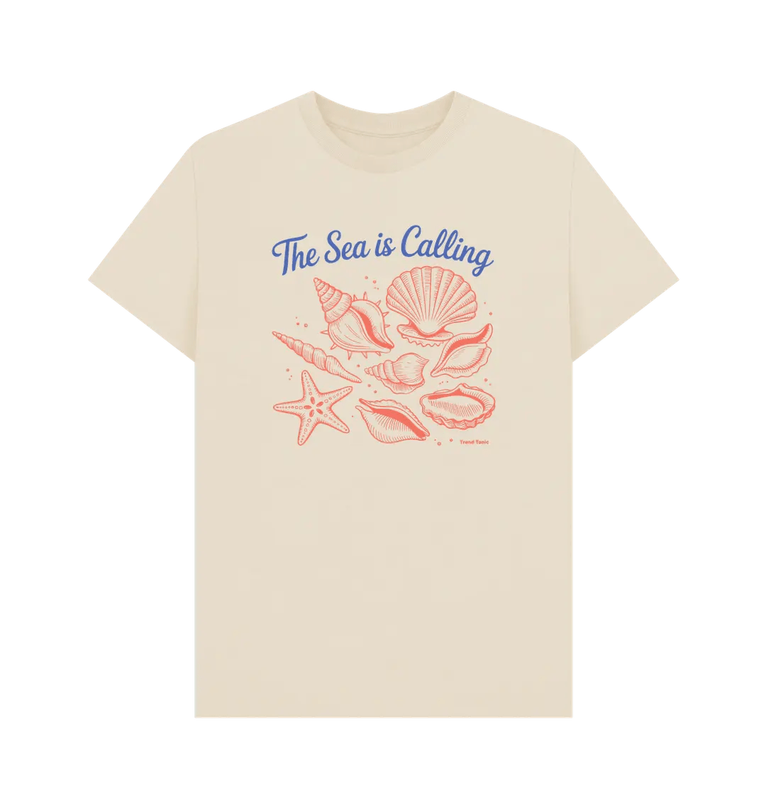 The sea is calling crew neck t-shirt - Trend Tonic