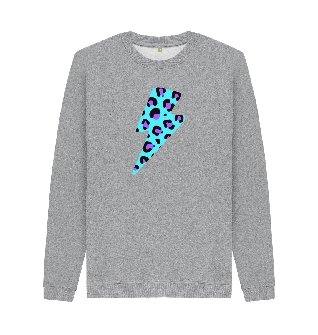 Light Heather Printed Sweater Front
