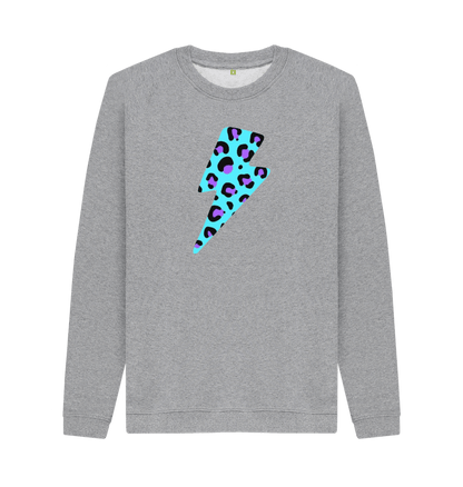 Light Heather Printed Sweater Front