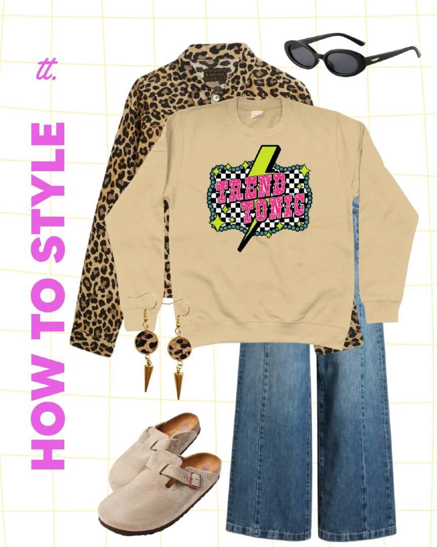 Trend Tonic Disco Cowgirl Sweatshirt - Trend Tonic