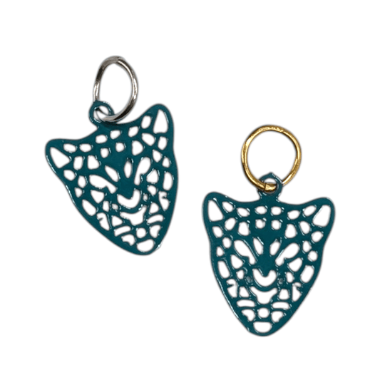 Turquoise leopard print charms - Trend Tonic