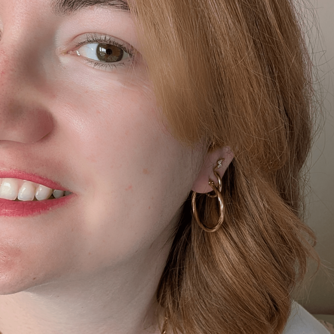 Twist hoop earrings - Trend Tonic