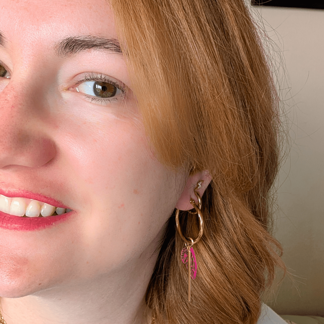 Twist hoop earrings - Trend Tonic