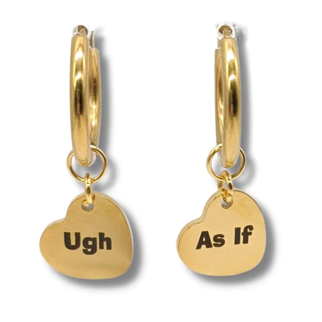 Ugh As If! 90s charm earrings - Trend Tonic