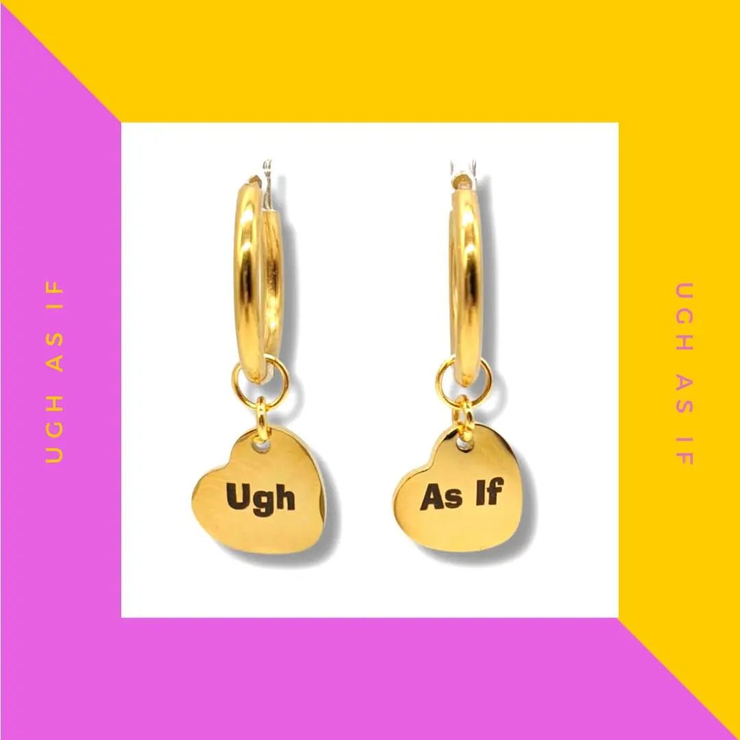 Ugh As If! 90s charm earrings - Trend Tonic