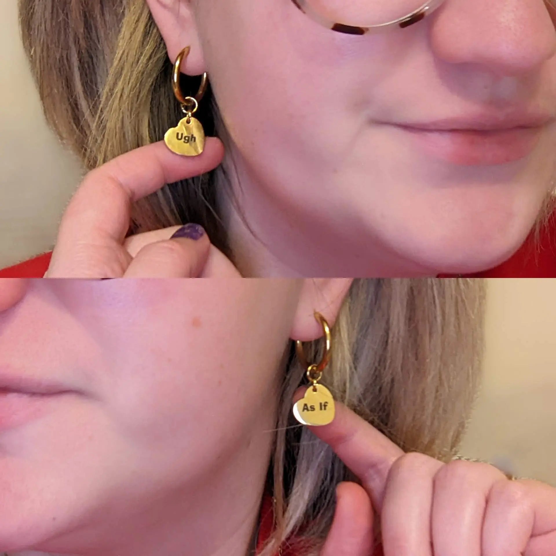 Ugh As If! 90s charm earrings - Trend Tonic