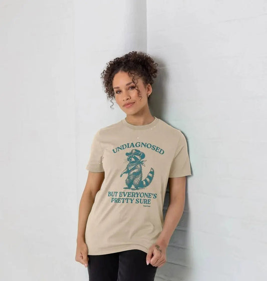Undiagnosed but everyone's pretty sure crew neck t-shirt - Trend Tonic