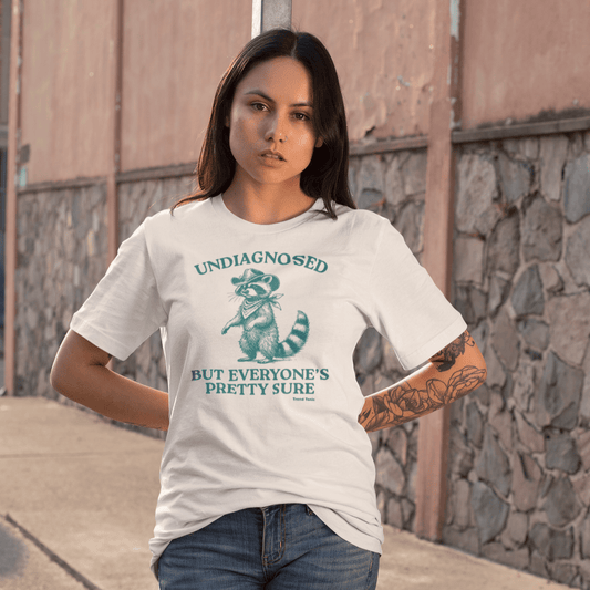 Undiagnosed but everyone's pretty sure crew neck t-shirt - Trend Tonic