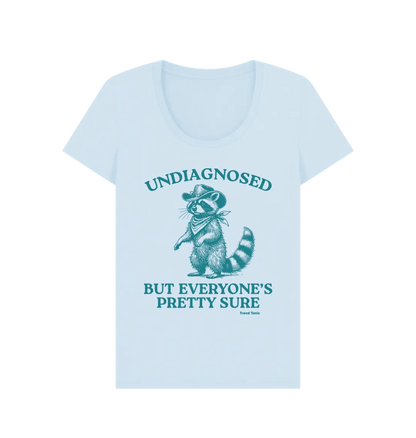 Undiagnosed but everyone's pretty sure scoop neck t-shirt - Trend Tonic