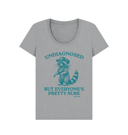 Undiagnosed but everyone's pretty sure scoop neck t-shirt - Trend Tonic