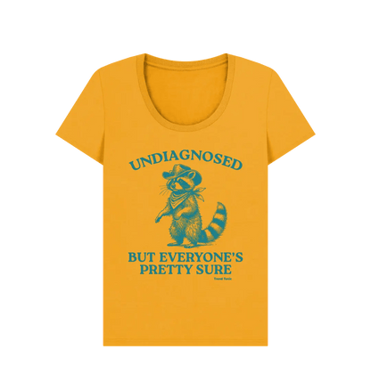 Undiagnosed but everyone's pretty sure scoop neck t-shirt - Trend Tonic