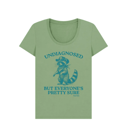 Undiagnosed but everyone's pretty sure scoop neck t-shirt - Trend Tonic