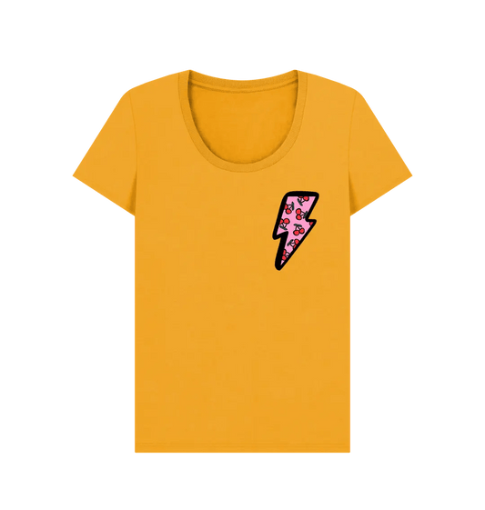 Very cherry scoop neck t-shirt - Trend Tonic