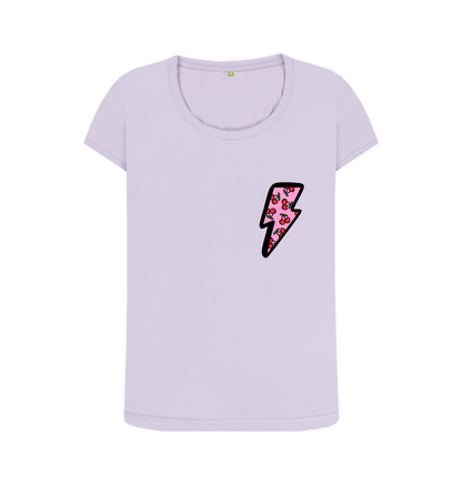 Very cherry scoop neck t-shirt - Trend Tonic