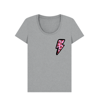 Very cherry scoop neck t-shirt - Trend Tonic