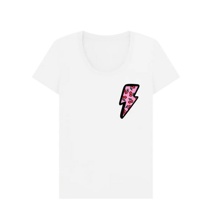Very cherry scoop neck t-shirt - Trend Tonic