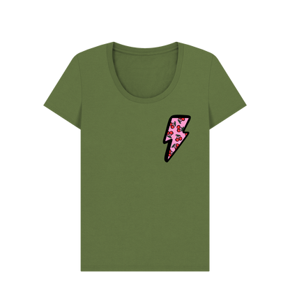 Very cherry scoop neck t-shirt - Trend Tonic