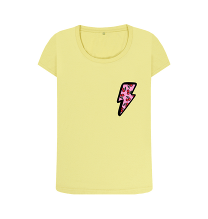 Very cherry scoop neck t-shirt - Trend Tonic