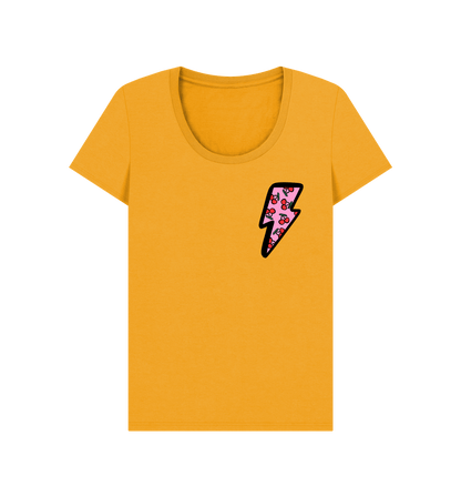 Very cherry scoop neck t-shirt - Trend Tonic