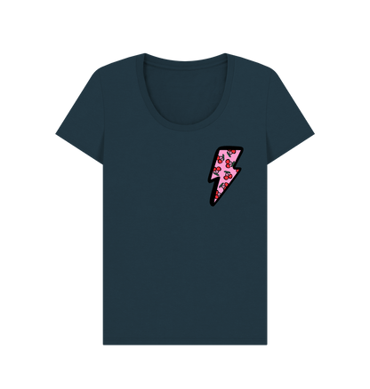 Very cherry scoop neck t-shirt - Trend Tonic