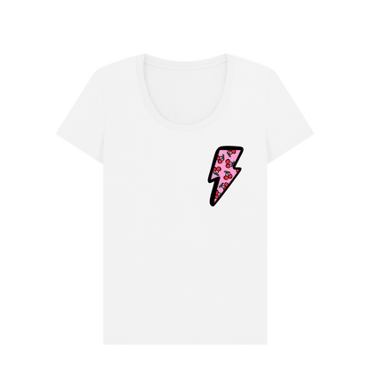 Very cherry scoop neck t-shirt - Trend Tonic