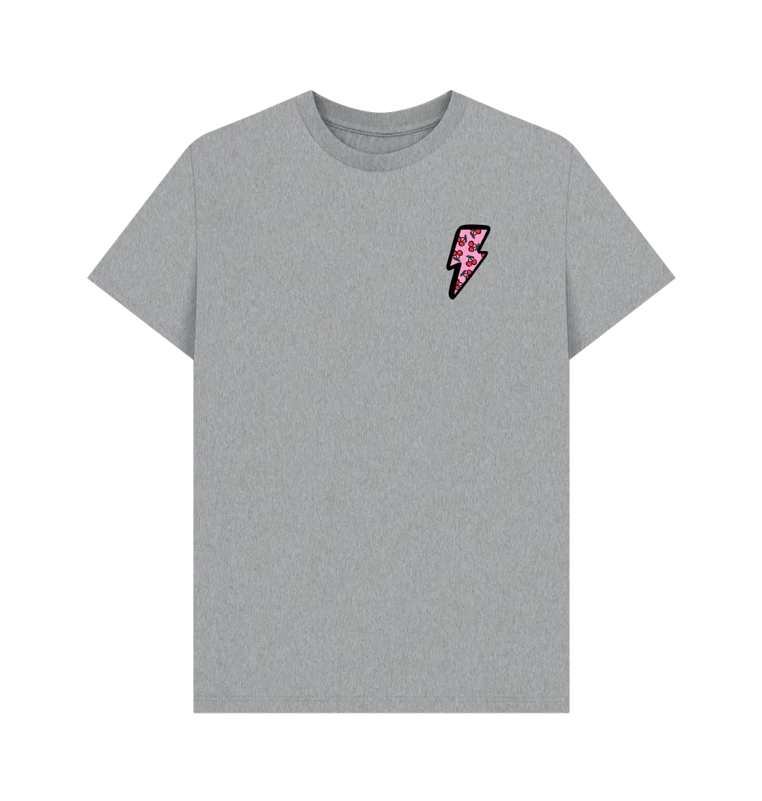 Very cherry small lightning bolt crew neck t-shirt - Trend Tonic