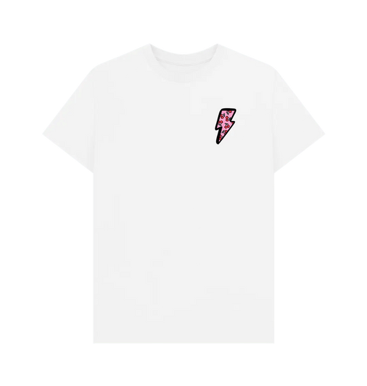 Very cherry small lightning bolt crew neck t-shirt - Trend Tonic