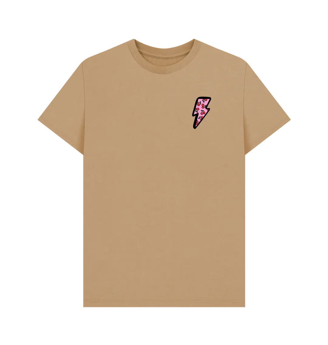Very cherry small lightning bolt crew neck t-shirt - Trend Tonic