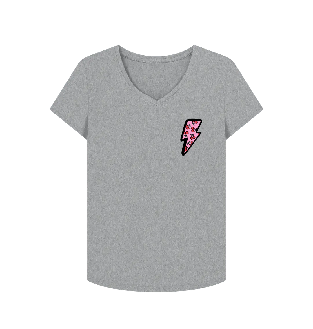 Very cherry v neck t-shirt - Trend Tonic
