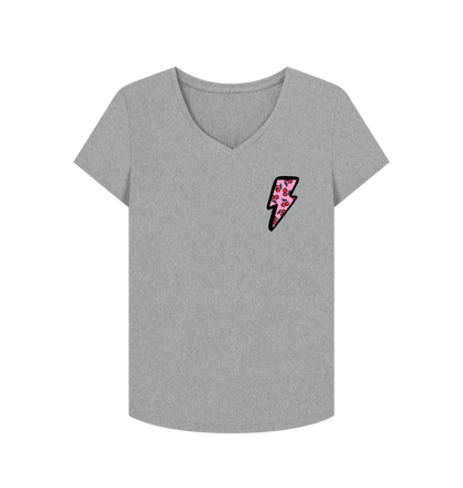 Very cherry v neck t-shirt - Trend Tonic
